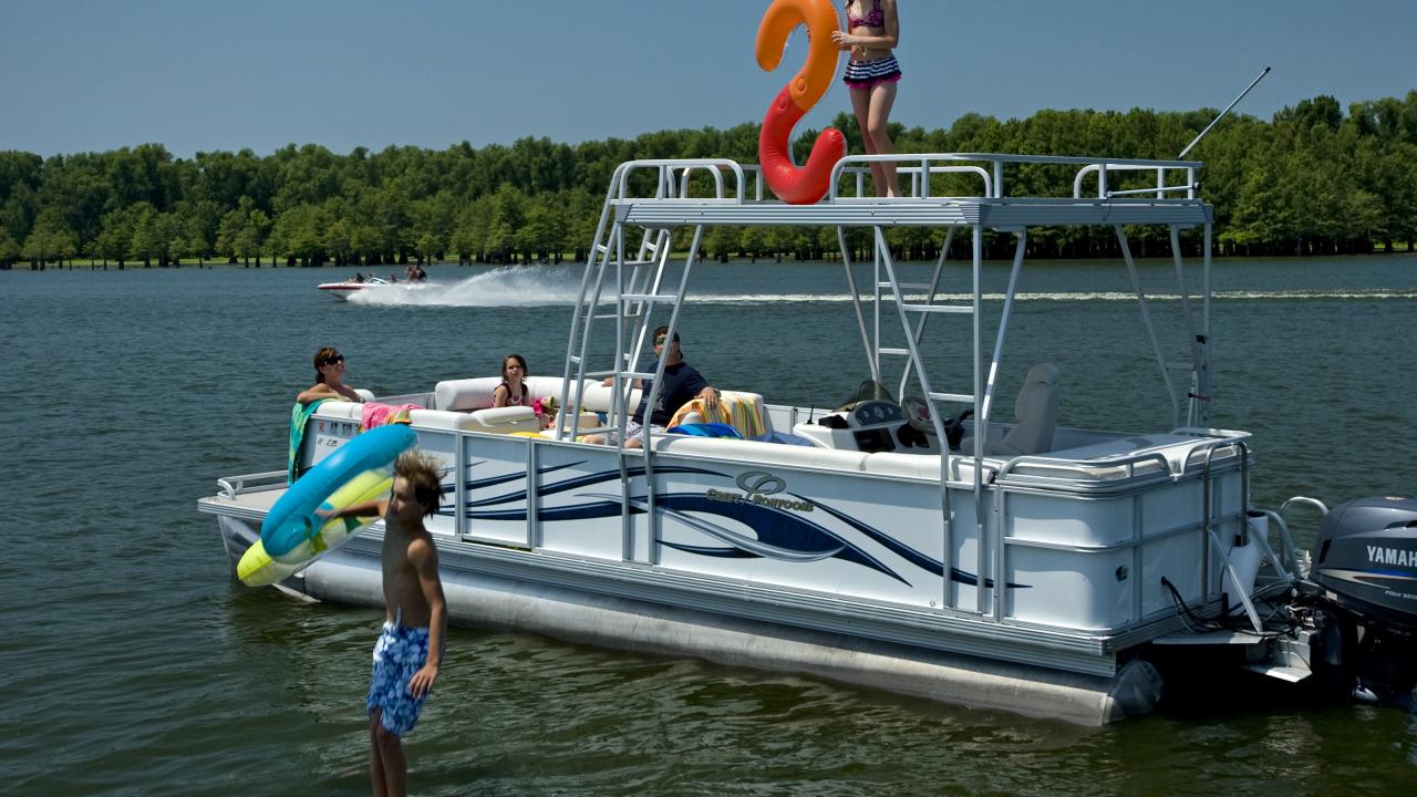 Lake Chicot is a great choice for water sports for the entire family.