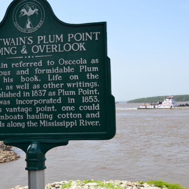 Sans Souci Landing, alongside the Mighty Mississippi